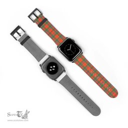 Scottish Munro Ancient Clan Tartan Watch Band Apple Watch Style Scottish Plaid Tartan Plaid