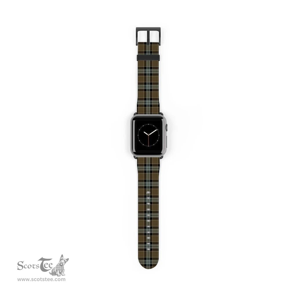 Scottish Graham of Menteith Weathered Clan Tartan Watch Band Apple Watch Style Scottish Plaid Tartan Plaid