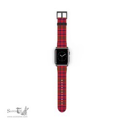 Scottish Lumsden Modern Clan Tartan Watch Band Apple Watch Style Scottish Plaid Tartan Plaid