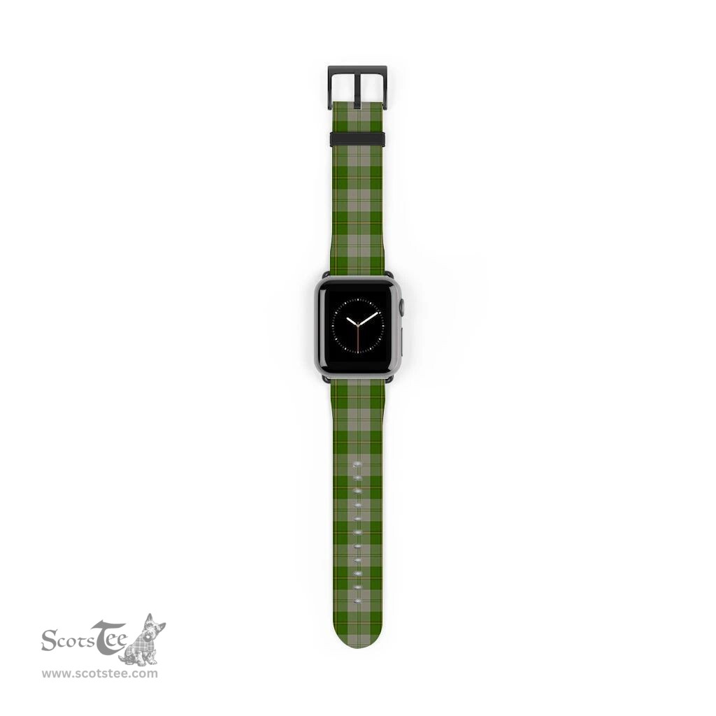 Scottish Cunningham Dress Green Dancers Clan Tartan Watch Band Apple Watch Style Scottish Plaid Tartan Plaid