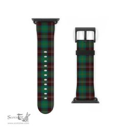 Scottish Chisholm Hunting Ancient Clan Tartan Watch Band Apple Watch Style Scottish Plaid Tartan Plaid