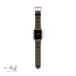 Scottish Stewart Hunting Weathered Clan Tartan Watch Band Apple Watch Style Scottish Plaid Tartan Plaid