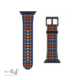 Scottish Bethune Clan Tartan Watch Band Apple Watch Style Scottish Plaid Tartan Plaid
