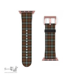 Scottish Ferguson Weathered Clan Tartan Watch Band Apple Watch Style Scottish Plaid Tartan Plaid