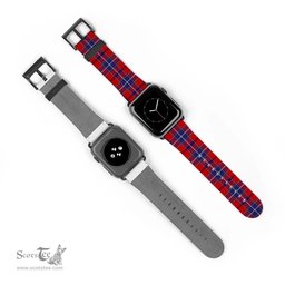 Scottish Wishart Dress Clan Tartan Watch Band Apple Watch Style Scottish Plaid Tartan Plaid