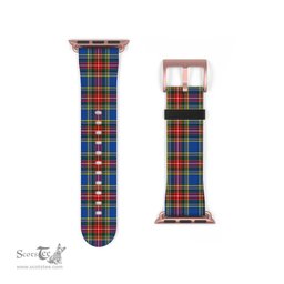 Scottish Bethune Clan Tartan Watch Band Apple Watch Style Scottish Plaid Tartan Plaid