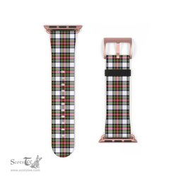 Scottish Stewart Dress Modern Clan Tartan Watch Band Apple Watch Style Scottish Plaid Tartan Plaid