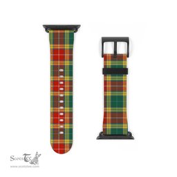 Scottish Buchanan Old Sett Clan Tartan Watch Band Apple Watch Style Scottish Plaid Tartan Plaid