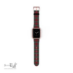Scottish Crawford Modern Clan Tartan Watch Band Apple Watch Style Scottish Plaid Tartan Plaid