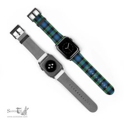 Scottish Mowat Clan Tartan Watch Band Apple Watch Style Scottish Plaid Tartan Plaid
