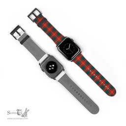 Scottish Chisholm Ancient Clan Tartan Watch Band Apple Watch Style Scottish Plaid Tartan Plaid
