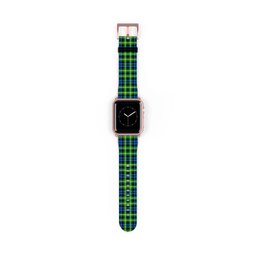 Scottish Campbell of Breadalbane Ancient Clan Tartan Watch Band Apple Watch Style Scottish Plaid Tartan Plaid