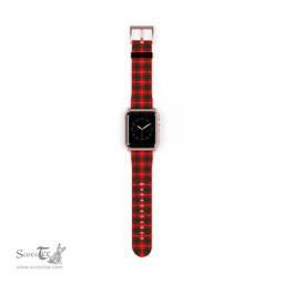 Scottish Chisholm Modern Clan Tartan Watch Band Apple Watch Style Scottish Plaid Tartan Plaid