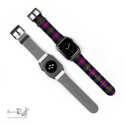 Scottish MacLennan Clan Tartan Watch Band Apple Watch Style Scottish Plaid Tartan Plaid