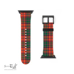 Scottish Stewart of Appin Ancient Clan Tartan Watch Band Apple Watch Style Scottish Plaid Tartan Plaid