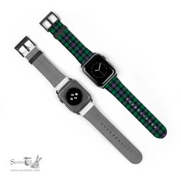 Scottish Urquhart Broad Red Ancient Clan Tartan Watch Band Apple Watch Style Scottish Plaid Tartan Plaid