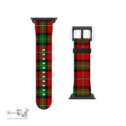 Scottish Fairlie Modern Clan Tartan Watch Band Apple Watch Style Scottish Plaid Tartan Plaid