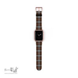 Scottish MacRae Hunting Weathered Clan Tartan Watch Band Apple Watch Style Scottish Plaid Tartan Plaid
