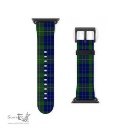 Scottish Noel or Nowell Clan Tartan Watch Band Apple Watch Style Scottish Plaid Tartan Plaid