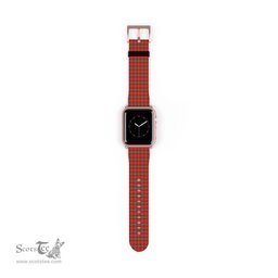 Scottish Fraser Weathered Clan Tartan Watch Band Apple Watch Style Scottish Plaid Tartan Plaid