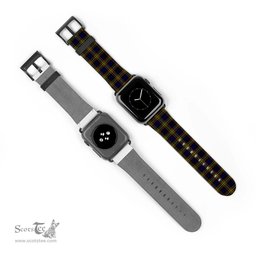 Scottish MacLellan Modern Clan Tartan Watch Band Apple Watch Style Scottish Plaid Tartan Plaid