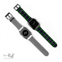 Scottish Sutherland Modern Clan Tartan Watch Band Apple Watch Style Scottish Plaid Tartan Plaid