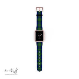 Scottish Noel or Nowell Clan Tartan Watch Band Apple Watch Style Scottish Plaid Tartan Plaid