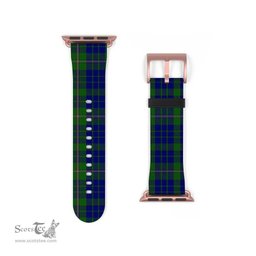 Scottish Noel or Nowell Clan Tartan Watch Band Apple Watch Style Scottish Plaid Tartan Plaid