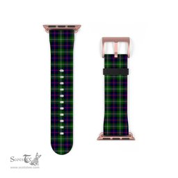 Scottish Sutherland Modern Clan Tartan Watch Band Apple Watch Style Scottish Plaid Tartan Plaid