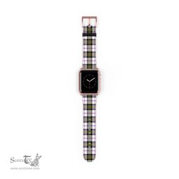 Scottish MacPherson Dress Modern Clan Tartan Watch Band Apple Watch Style Scottish Plaid Tartan Plaid