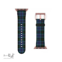 Scottish MacInnes Modern Clan Tartan Watch Band Apple Watch Style Scottish Plaid Tartan Plaid