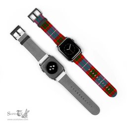 Scottish Dalmahoy Clan Tartan Watch Band Apple Watch Style Scottish Plaid Tartan Plaid