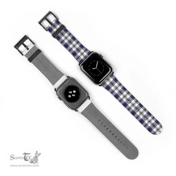 Scottish Hannay Modern Clan Tartan Watch Band Apple Watch Style Scottish Plaid Tartan Plaid