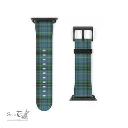 Scottish MacInnes Ancient Clan Tartan Watch Band Apple Watch Style Scottish Plaid Tartan Plaid