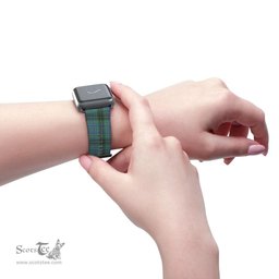 Scottish MacInnes Ancient Clan Tartan Watch Band Apple Watch Style Scottish Plaid Tartan Plaid