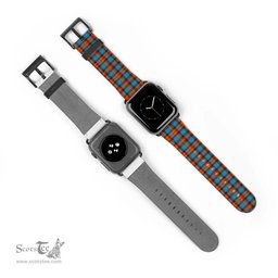 Scottish MacLachlan Ancient Clan Tartan Watch Band Apple Watch Style Scottish Plaid Tartan Plaid