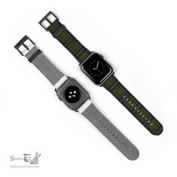 Scottish MacMillan Hunting Modern Clan Tartan Watch Band Apple Watch Style Scottish Plaid Tartan Plaid
