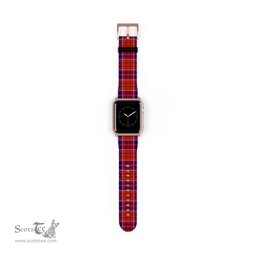 Scottish Cameron of Lochiel Modern Clan Tartan Watch Band Apple Watch Style Scottish Plaid Tartan Plaid