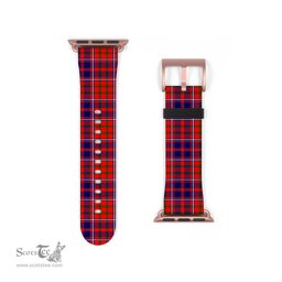 Scottish Cameron of Lochiel Modern Clan Tartan Watch Band Apple Watch Style Scottish Plaid Tartan Plaid