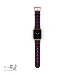 Scottish MacDonnell of Glengarry Modern Clan Tartan Watch Band Apple Watch Style Scottish Plaid Tartan Plaid