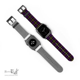 Scottish MacDonnell of Glengarry Modern Clan Tartan Watch Band Apple Watch Style Scottish Plaid Tartan Plaid