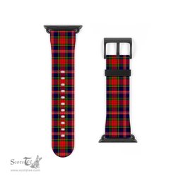 Scottish MacPherson Modern Clan Tartan Watch Band Apple Watch Style Scottish Plaid Tartan Plaid