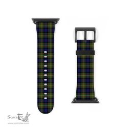 Scottish MacLaren Modern Clan Tartan Watch Band Apple Watch Style Scottish Plaid Tartan Plaid