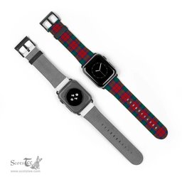 Scottish Lindsay Modern Clan Tartan Watch Band Apple Watch Style Scottish Plaid Tartan Plaid