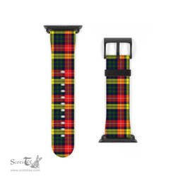 Scottish Dewar Clan Tartan Watch Band Apple Watch Style Scottish Plaid Tartan Plaid