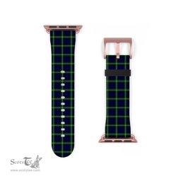 Scottish Lamont Modern Clan Tartan Watch Band Apple Watch Style Scottish Plaid Tartan Plaid