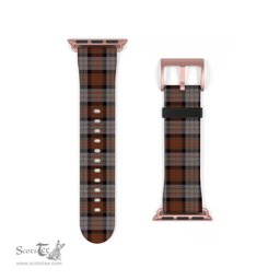 Scottish Cameron of Erracht Weathered Clan Tartan Watch Band Apple Watch Style Scottish Plaid Tartan Plaid