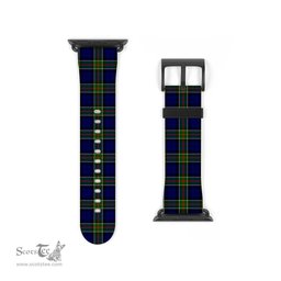 Scottish Colquhoun Modern Clan Tartan Watch Band Apple Watch Style Scottish Plaid Tartan Plaid