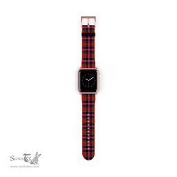 Scottish MacPherson Modern Clan Tartan Watch Band Apple Watch Style Scottish Plaid Tartan Plaid