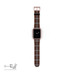 Scottish Cameron of Erracht Weathered Clan Tartan Watch Band Apple Watch Style Scottish Plaid Tartan Plaid